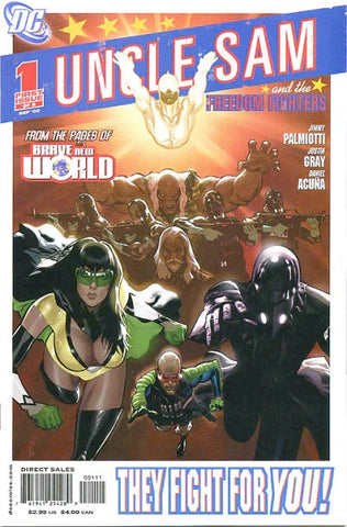 UNCLE SAM AND THE FREEDOM FIGHTERS FULL RUN BUNDLE (ISSUES #1-8)