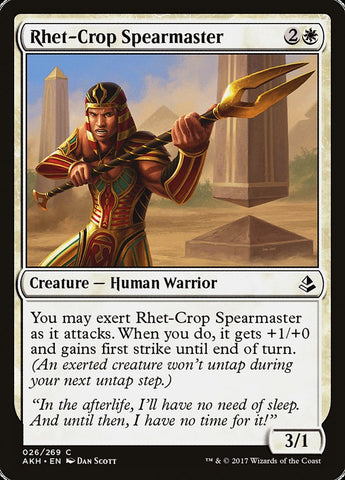 Maestro lancero Rhet-Crop [Amonkhet]