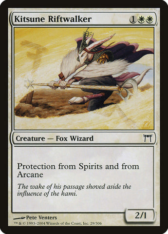 Kitsune Riftwalker {FOIL} [Campeones de Kamigawa]