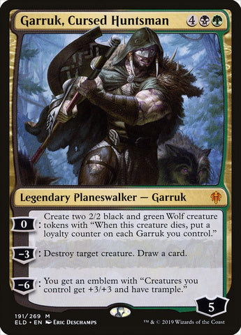 Garruk, Cursed Huntsman [Throne of Eldraine]