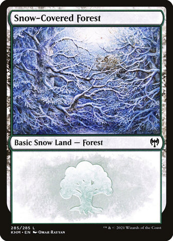 Snow-Covered Forest (285) {FOIL} [Kaldheim]
