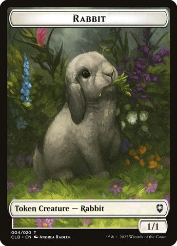 Rabbit Token [Commander Legends: Battle for Baldur's Gate]
