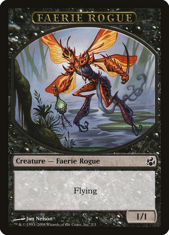 Faerie Rogue Token (Black) [Morningtide]