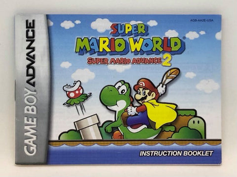 Super Mario World: Super Mario Advance 2 (GBA) [Instruction Booklet/Manual Only]
