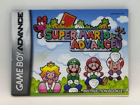 Super Mario Advance (GBA) [Instruction Booklet/Manual Only]