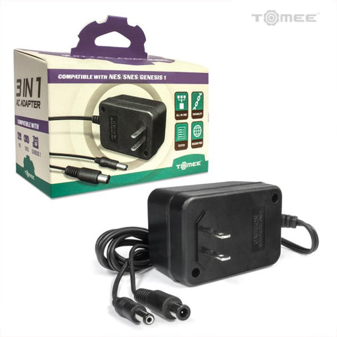 3-in-1 Universal AC Adapter for Genesis® / Super NES® / NES®