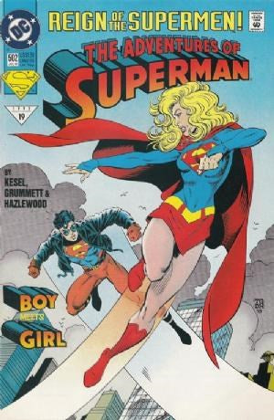 ADVENTURES OF SUPERMAN #502