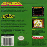 アーケードクラシック No.4: ディフェンダー / ジョスト (ゲームボーイ)