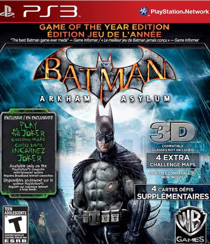 バットマン: アーカム・アサイラム - ゲーム・オブ・ザ・イヤー・エディション (PS3)