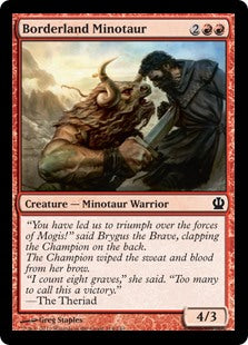 Borderland Minotaur [Theros]