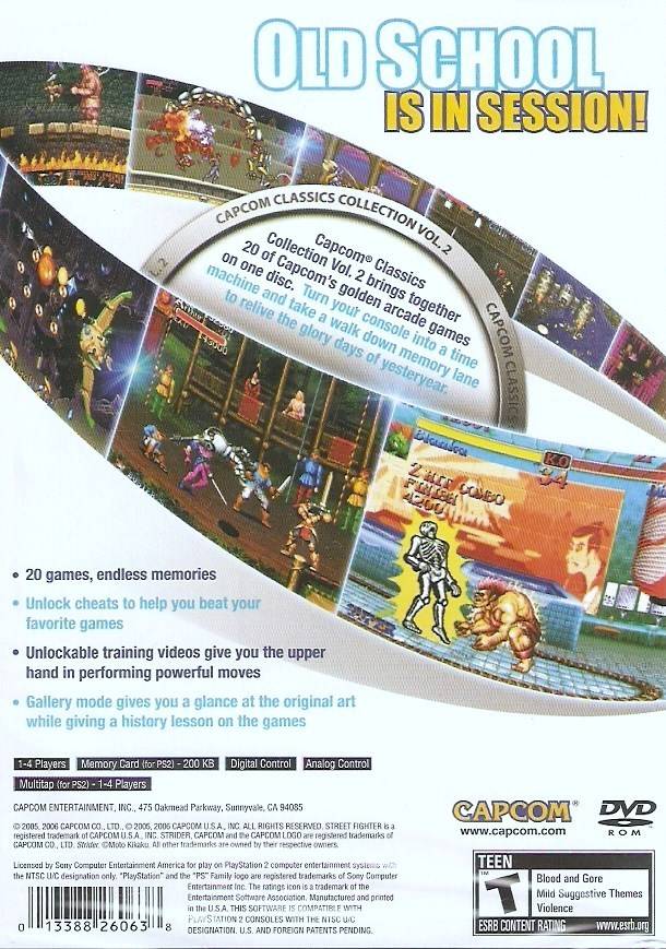 Capcom Classics Collection Vol. 2 (PS2) – The Nerdporium
