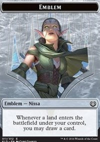 Emblem - Nissa, Vital Force [Kaladesh]