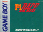 F-1 Race (Game Boy) [Instruction Booklet/Manual Only]