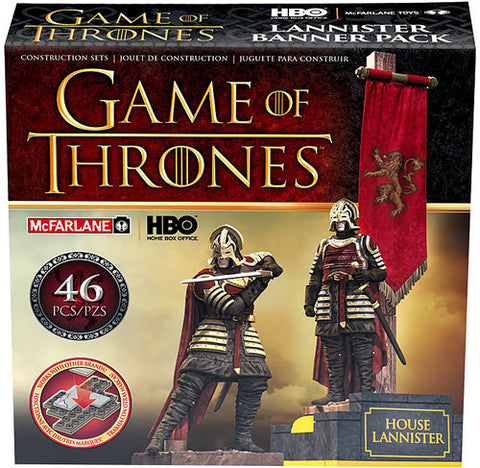 Juego de Tronos: Set de Construcción de Estandartes - Casa Lannister