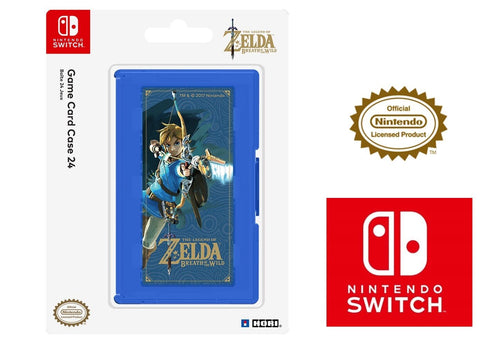 HORI Game Card Case 24 (Zelda: Breath of the Wild Version) for Nintendo Switch