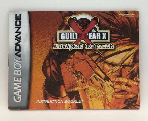 Guilty Gear X Advance Edition (Instruction Booklet/Manual Only)