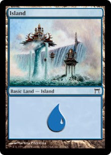 Island (293) {FOIL} [Champions of Kamigawa]