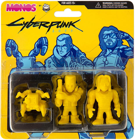 Cyberpunk 2077 Silverhand Monos Collectible Vinyl Figures (3 Pack Set)