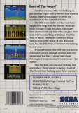 Lord of the Sword (Sega Master System)