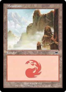 Mountain (344) {FOIL} [Onslaught]