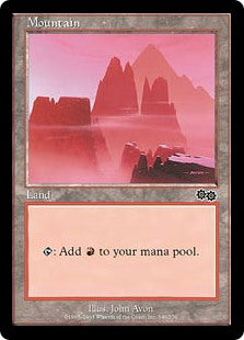Mountain (346) [Urza's Saga]