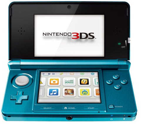Nintendo 3DS System - Aqua Blue (Pre-owned)
