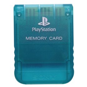 Playstation 1 Memory Card (Clear Green)