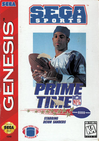 Prime Time NFL Starring Deion Sanders (Sega Genesis)