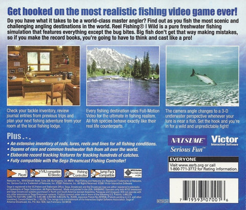 Reel Fishing: Wild (Dreamcast) – The Nerdporium