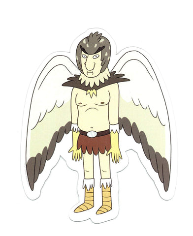 Rick and Morty Car Magnet-Bird Person
