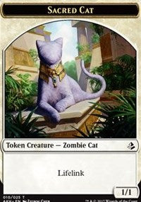 Sacred Cat // Insect Double-sided Token [Amonkhet]