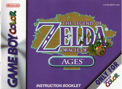 Legend of Zelda: Oracle of Ages (Instruction Booklet/Manual Only)