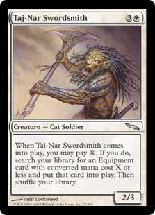 Taj-Nar Swordsmith {FOIL} [Mirrodin]