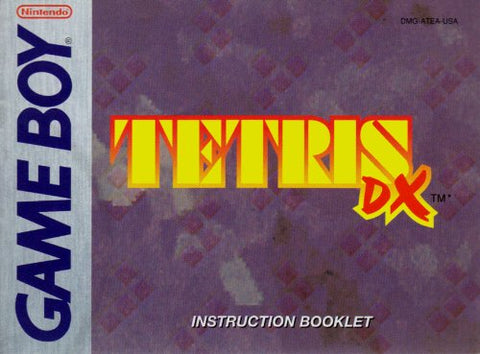 Tetris DX (Game Boy Color) [Instruction Booklet/Manual Only]
