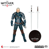 The Witcher: Wild Hunt Geralt of Rivia (Viper Armor – Teal Dye) 7" Action Figure