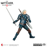 The Witcher: Wild Hunt Geralt of Rivia (Viper Armor – Teal Dye) 7" Action Figure