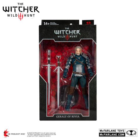 The Witcher: Wild Hunt Geralt of Rivia (Viper Armor – Teal Dye) 7" Action Figure