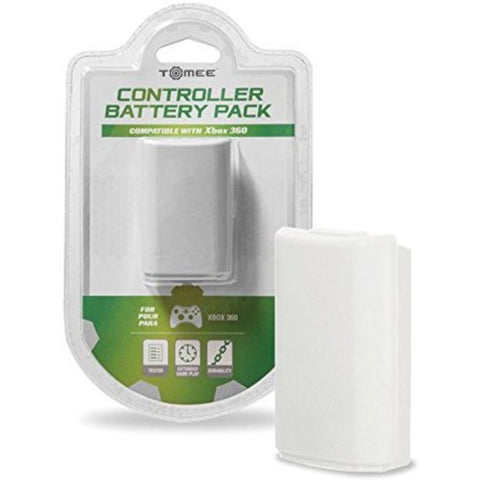 Rechargeable Controller Battery Pack For Xbox 360 (White)