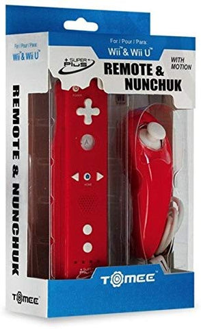 Tomee Wii Remote & Nunchuk Motion Plus Pack (Red)