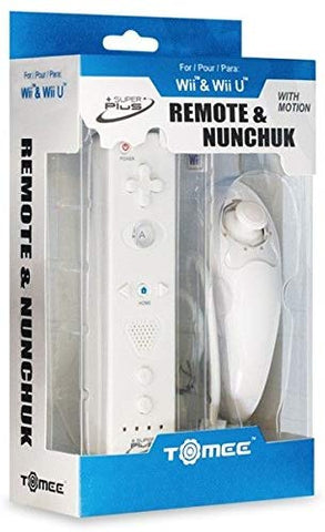 Tomee Wii Remote & Nunchuk Motion Plus Pack (White)
