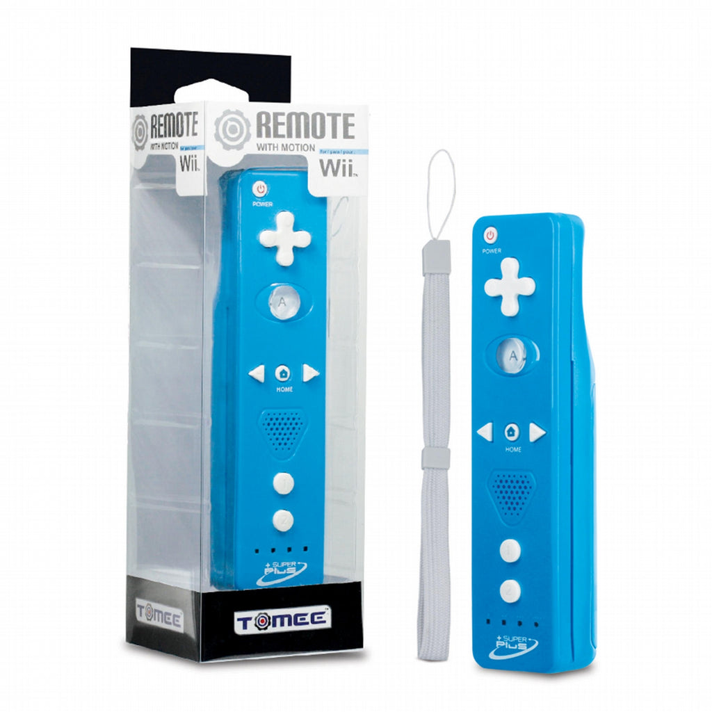 Wii Remote With Motion + (Blue) – The Nerdporium