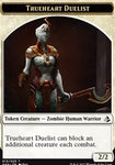 Zombie // Trueheart Duelist Double-sided Token [Amonkhet]