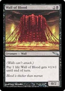 Wall of Blood {FOIL} [Mirrodin]