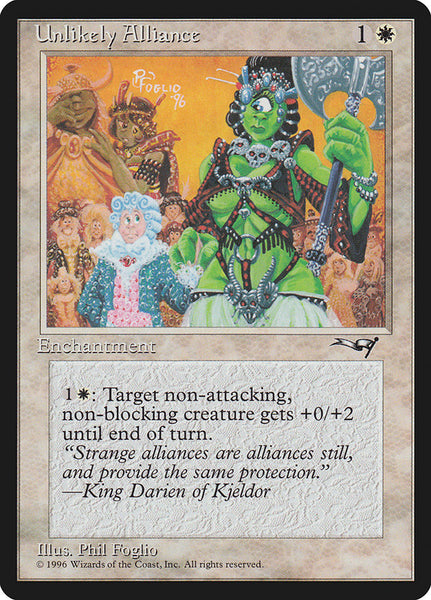 mtg alliance cards Unlikely Alliance [Alliances] – The Nerdporium