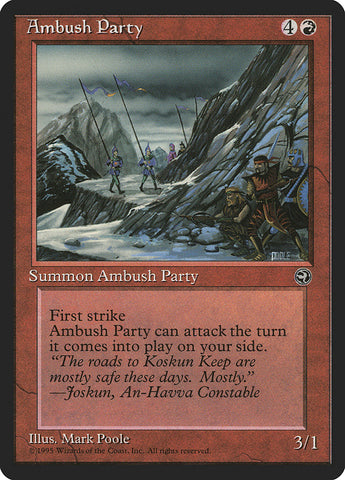 Ambush Party (Version 2) [Homelands]