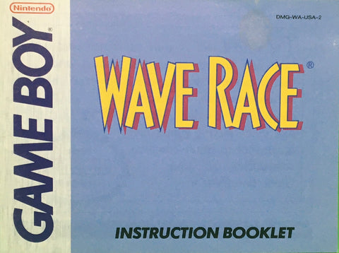 Wave Race (Game Boy) [Folleto de instrucciones/Manual únicamente]